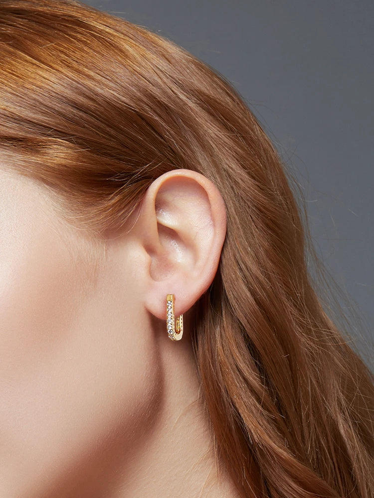 14K GOLD PLATED EARRING