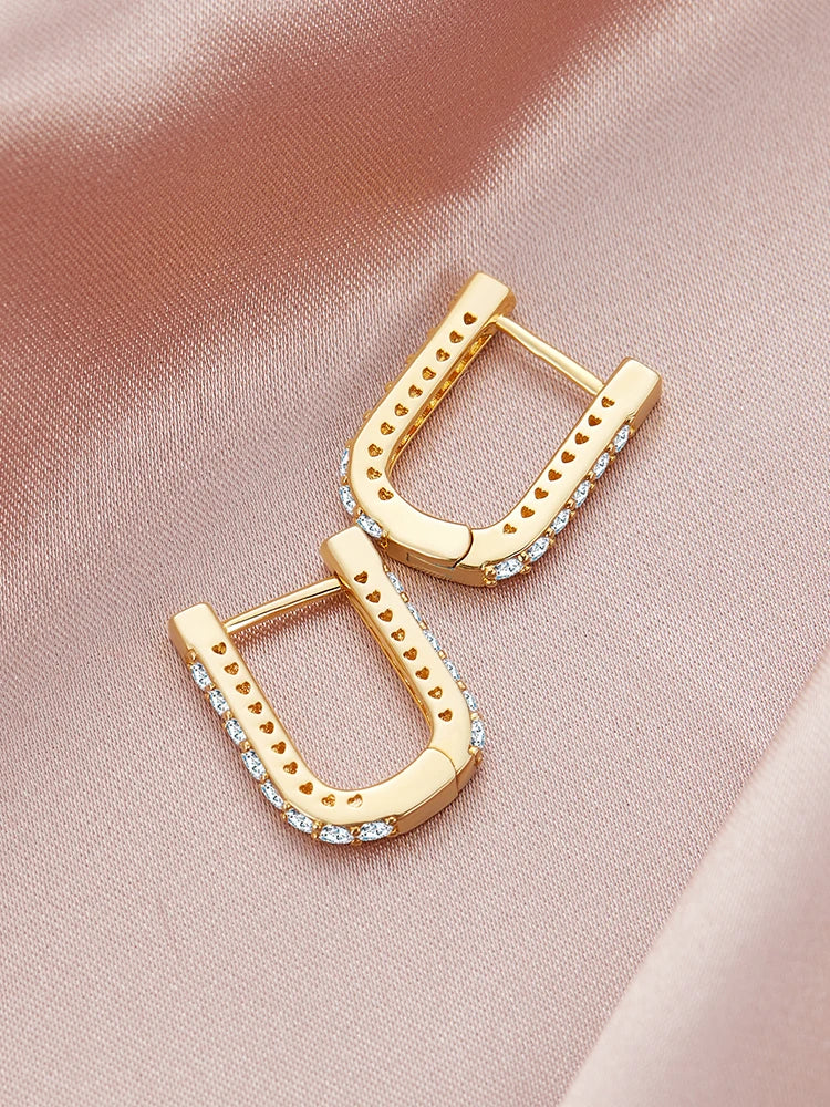 14K GOLD PLATED EARRING